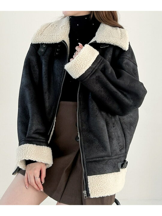 楽天市場】【SALE／10%OFF】フライトボアムートンジャケット Heather 