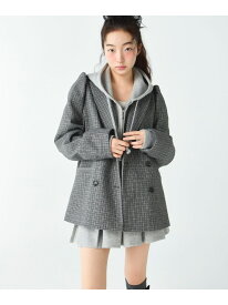 【SALE／55%OFF】パワショルBIGジャケット Heather ヘザー ジャケット・アウター テーラードジャケット・ブレザー グレー ベージュ【RBA_E】【送料無料】[Rakuten Fashion]