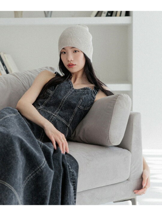 楽天市場】【SALE／50%OFF】ショルダーベルトデニムワンピース Heather 