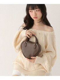 ハートボストンBAG Heather ヘザー バッグ ショルダーバッグ ピンク ブラック ブラウン【送料無料】[Rakuten Fashion]