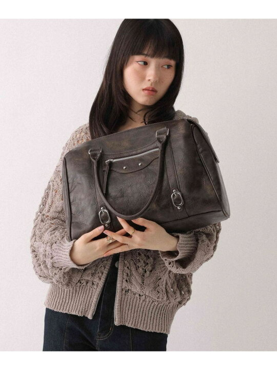 楽天市場】【SALE／20%OFF】BIGフェイクレザーボストンBAG Heather 