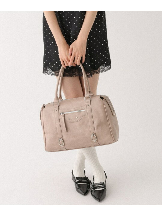 楽天市場】【SALE／20%OFF】BIGフェイクレザーボストンBAG Heather 