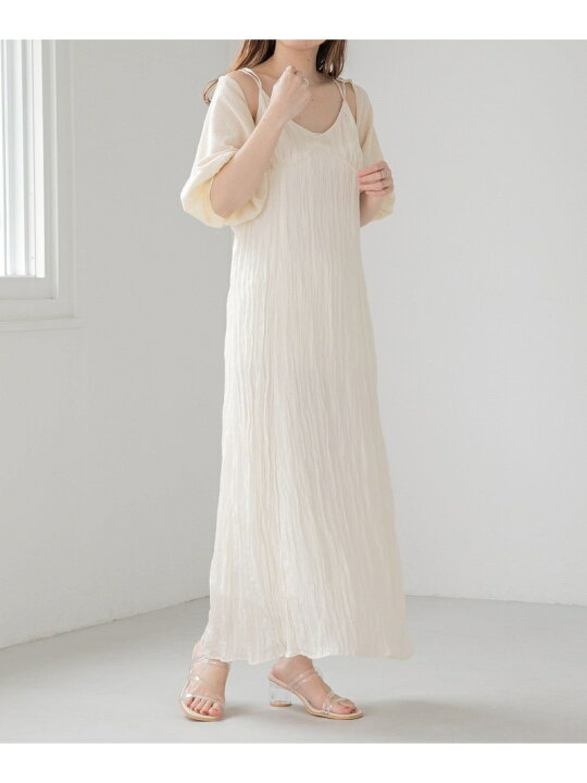 楽天市場】【SALE／10%OFF】(W)ワッシャープリーツキャミOP Heather  