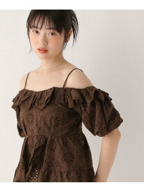 【SALE／64%OFF】パンチングオフショルブラウス Heather ヘザー トップス シャツ・ブラウス ホワイト ブラック ブラウン【RBA_E】[Rakuten Fashion]
