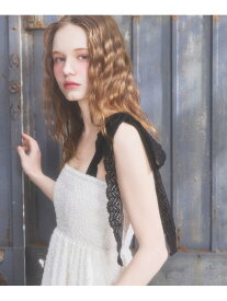 【SALE／60%OFF】ショルダーレースジャガードワンピース Heather ヘザー ワンピース・ドレス ワンピース ブラック ホワイト【RBA_E】[Rakuten Fashion]