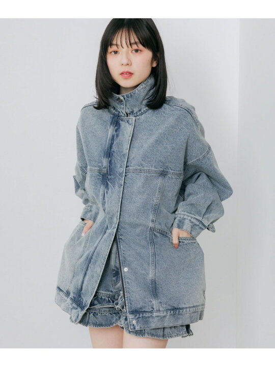 楽天市場】【SALE／55%OFF】デニムZIPブルゾン Heather ヘザー 