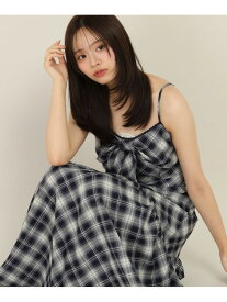 【SALE／37%OFF】BIGリボンフレアキャミワンピース Heather ヘザー ワンピース・ドレス ワンピース ネイビー ホワイト ブラウン【RBA_E】【送料無料】[Rakuten Fashion]