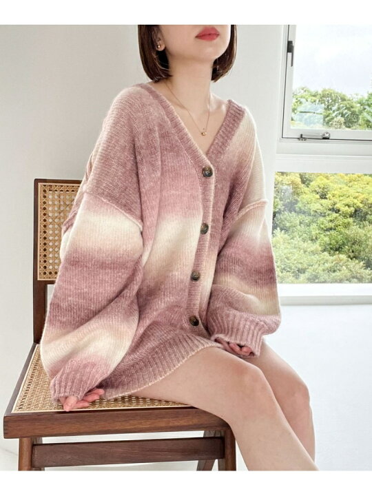 楽天市場】【SALE／53%OFF】(W)グラデーションニットCD/L Heather  