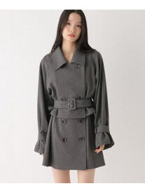 【SALE／55%OFF】マルチWAYミドルトレンチコートワンピース Heather ヘザー ジャケット・アウター トレンチコート ベージュ グレー【RBA_E】【送料無料】[Rakuten Fashion]