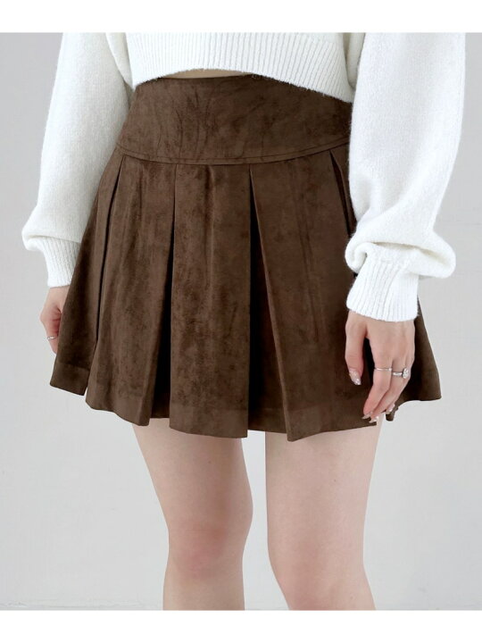 楽天市場】【SALE／55%OFF】ワイドプリーツミニスカート2 Heather 