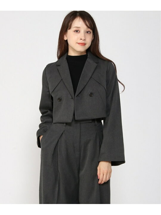 楽天市場】(W)ショートテーラードJKT Heather ヘザー ジャケット 