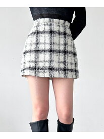 【SALE／28%OFF】ツイードチェックミニスカート Heather ヘザー スカート ミニスカート【RBA_E】[Rakuten Fashion]