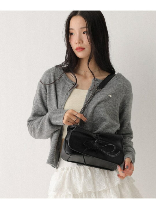 楽天市場】リボンショルダーBAG Heather ヘザー バッグ ショルダー 
