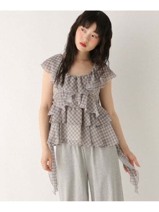 楽天市場】【SALE／37%OFF】フィッシュテールフリルブラウス Heather 