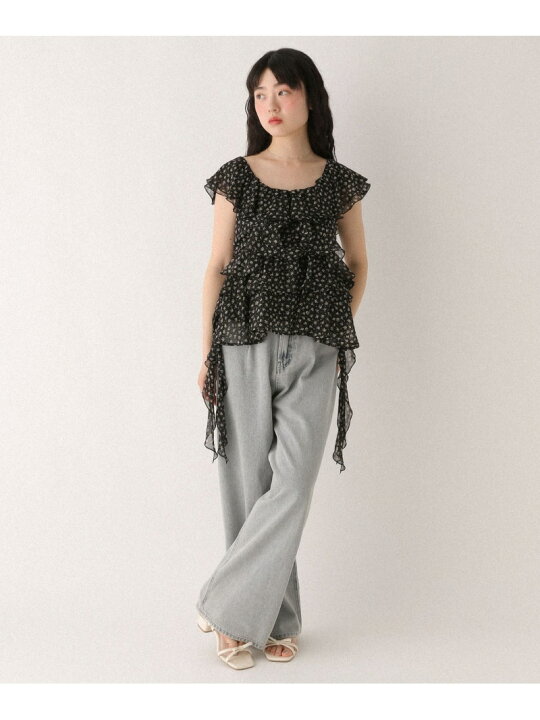楽天市場】【SALE／37%OFF】フィッシュテールフリルブラウス Heather 