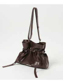 【SALE／37%OFF】ミディアムギャザーBAG Heather ヘザー バッグ ショルダーバッグ シルバー ブラック ブラウン【RBA_E】【送料無料】[Rakuten Fashion]