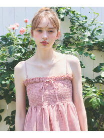 【SALE／55%OFF】シャーリングレースベアキャミ Heather ヘザー トップス カットソー・Tシャツ レッド ホワイト ブラック【RBA_E】[Rakuten Fashion]