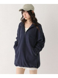 【SALE／55%OFF】ハーフZIPフリースミニワンピース Heather ヘザー ワンピース・ドレス チュニック グレー ネイビー【RBA_E】[Rakuten Fashion]