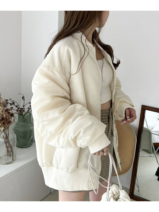 楽天市場】【SALE／22%OFF】(W)VスリーブギャザーMA-1 Heather ヘザー 