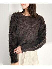 【SALE／37%OFF】フェザーラメニット Heather ヘザー トップス ニット ホワイト ピンク グレー グリーン【RBA_E】[Rakuten Fashion]
