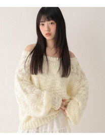 【SALE／65%OFF】クラフトスラブニット Heather ヘザー トップス ニット グレー ホワイト ネイビー【RBA_E】[Rakuten Fashion]
