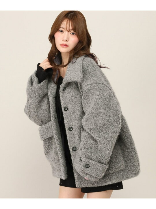 楽天市場】【SALE／19%OFF】ボアシャギーミドルジャケット Heather 