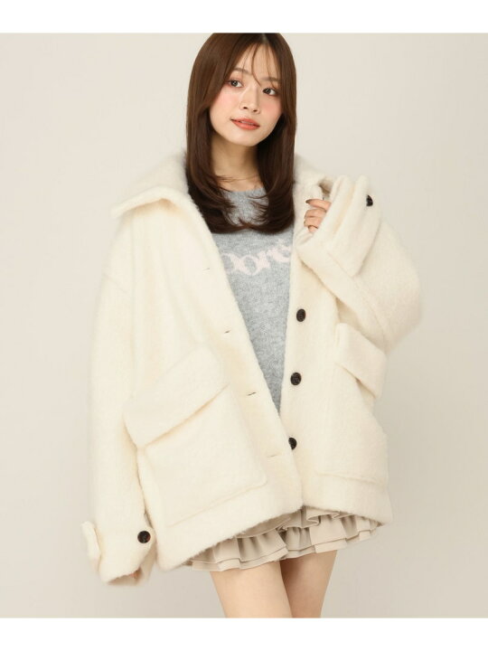 楽天市場】【SALE／19%OFF】ボアシャギーミドルジャケット Heather 