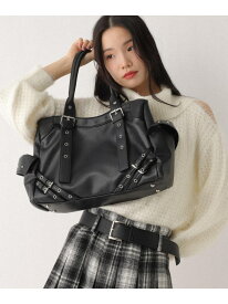 【SALE／28%OFF】スタッズベルトデザインBAG Heather ヘザー バッグ ショルダーバッグ ブラック ホワイト ベージュ【RBA_E】【送料無料】[Rakuten Fashion]