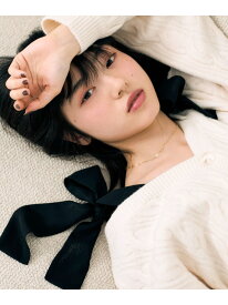 【SALE／28%OFF】2WAYケーブルリボンカーディガン Heather ヘザー トップス ニット ブルー ブラウン グレー ホワイト【RBA_E】【送料無料】[Rakuten Fashion]