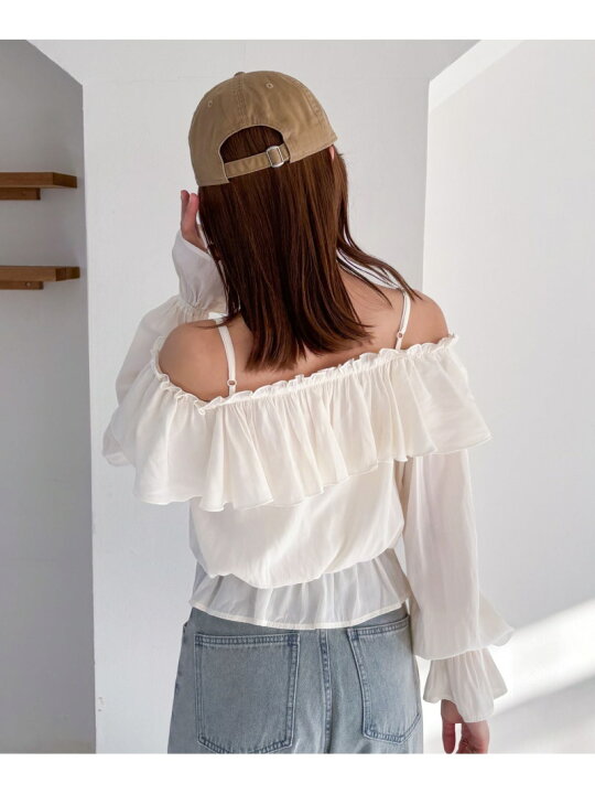 楽天市場】【SALE／64%OFF】2WAYボリュームフリルブラウス Heather Heather 2way ボリュームフリルブラウス