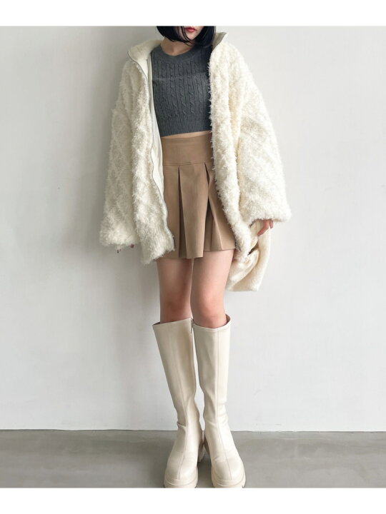 楽天市場】【SALE／50%OFF】(W)シャギーニットZIP/BZ Heather ヘザー 