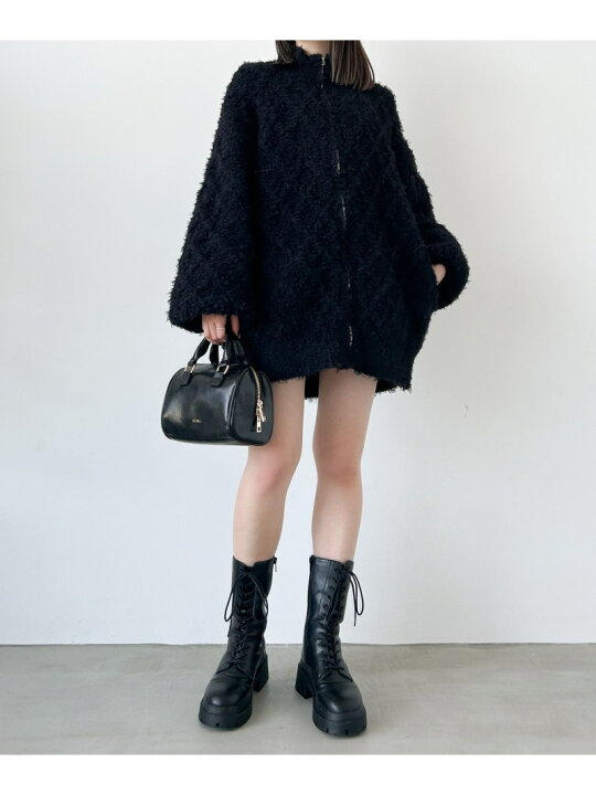 楽天市場】【SALE／50%OFF】(W)シャギーニットZIP/BZ Heather ヘザー 