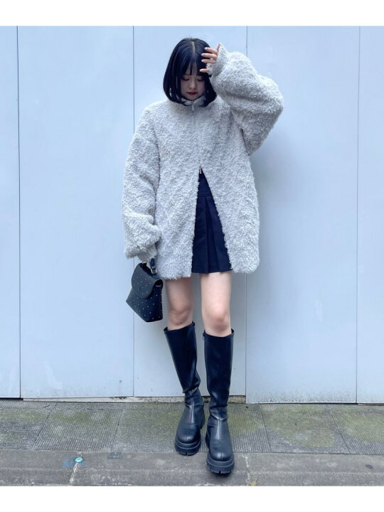 楽天市場】【SALE／50%OFF】(W)シャギーニットZIP/BZ Heather ヘザー 