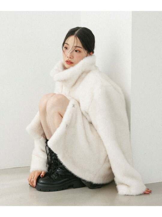 楽天市場】【SALE／37%OFF】MIXファーミドルジャケット Heather ヘザー 