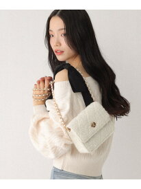 【SALE／59%OFF】ツイードコンパクトBAG Heather ヘザー バッグ ショルダーバッグ ブラック ホワイト【RBA_E】[Rakuten Fashion]