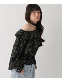 【SALE／60%OFF】ワンショルチョーカーブラウス Heather ヘザー トップス シャツ・ブラウス ピンク ブラック ホワイト【RBA_E】[Rakuten Fashion]