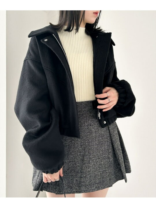 楽天市場】【SALE／50%OFF】シャギーショートブルゾン Heather ヘザー 