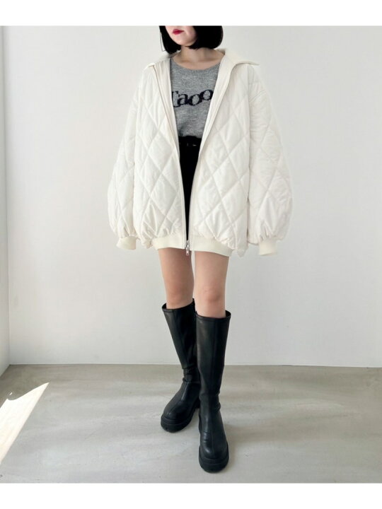 楽天市場】【SALE／40%OFF】キルティングボリュームブルゾン Heather 