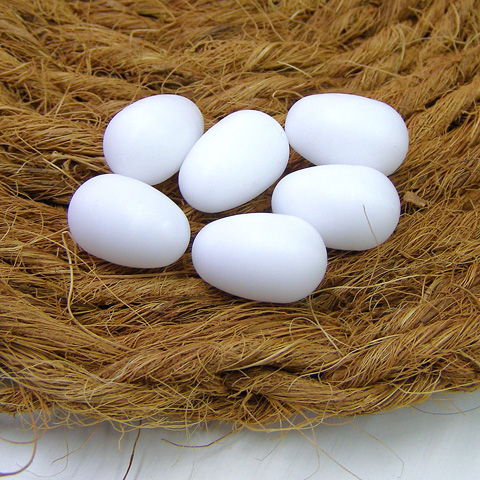 日曜日も14時まで出荷中 繁殖 アウトレットセール 特集 産卵 抱卵 偽卵 毎日がバーゲンセール 文鳥 6個入り セキセイインコ 小鳥用 擬卵 コバヤシ ギラン