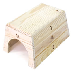 楽天市場】とびばこハウス/お家 寝床 隠れ家 木製 跳び箱 モルモット