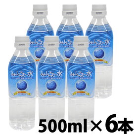 みんなの水　500ml【6本セット・1本あたり219円】/お水 ペット飲料水 飲み水 超軟水 海洋深層水