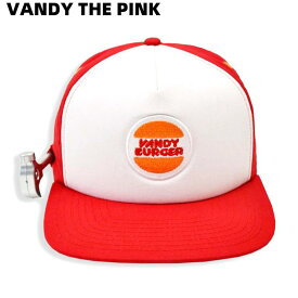 【VANDY THE PINK BURGER LOGO HAT / RED バンディーザピンク バーガー ロゴ ハット / レッド 赤 バンディー ザ ピンク キャップ 帽子】