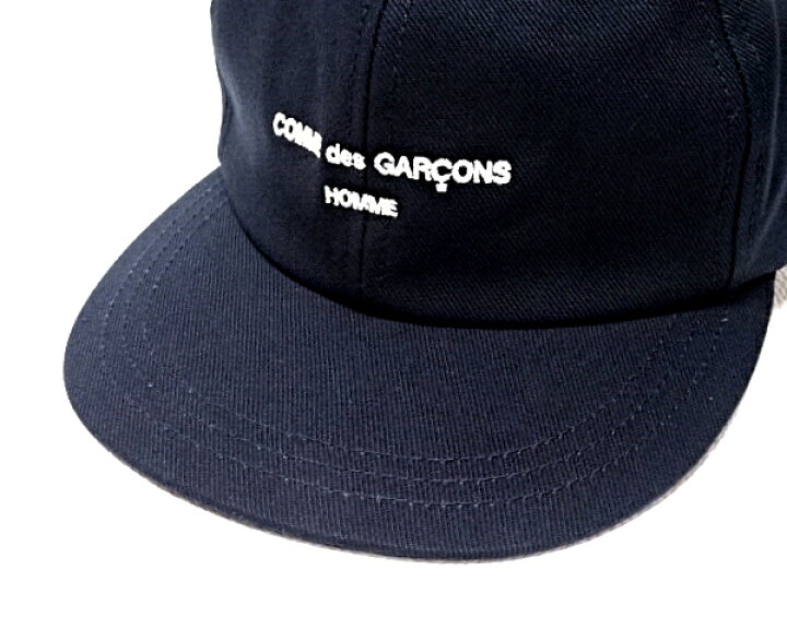 楽天市場】#人気【COMME des GARCONS HOMME LOGO CAP Navy HN-K601 