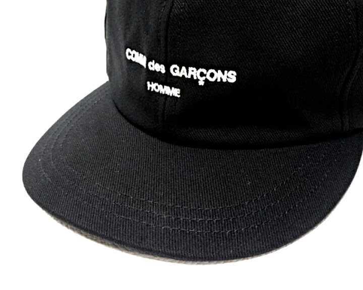 楽天市場】【COMME des GARCONS HOMME LOGO CAP Black HN-K601 