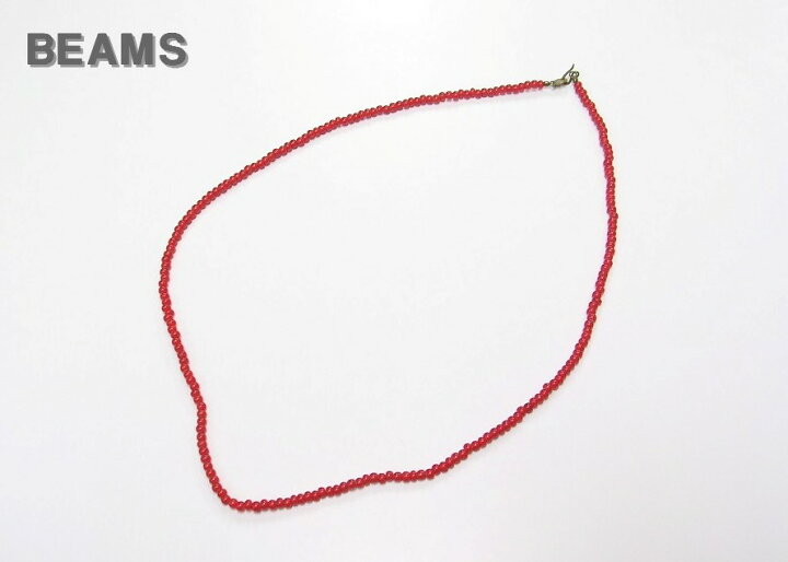 楽天市場】Red 【BEAMS [ビームス] ビーズネックレス】 : HEAVENS