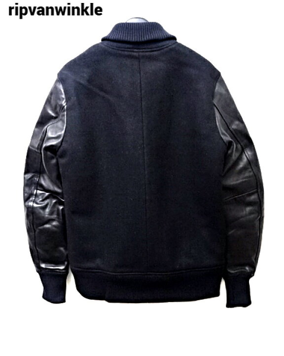 楽天市場】3【ripvanwinkle STADIUM JUMPER R16AW-036 BLACK リップ  