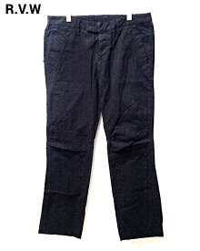 5【R.V.W LOOSE PANTS リップヴァンウインクル ルーズパンツ RVW-1028 Black ripvanwinkle ブラック パンツ】【中古】