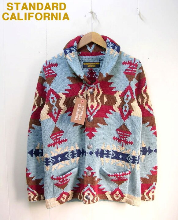 RHC 焼き付ける standardCalifornia ハンドニットカーディガン S 