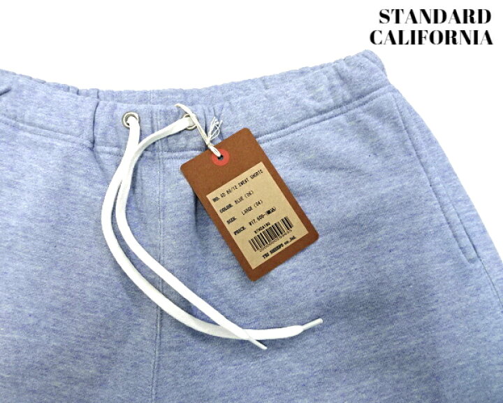 楽天市場】L【STANDARD CALIFORNIA SD 88/12 SWEAT SHORTS BLUE 