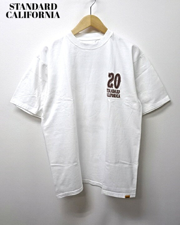 楽天市場】【STANDARD CALIFORNIA SD 20TH ANNIVERSARY LOGO T WHITE 